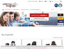 Tablet Screenshot of lifestyle-shop24.de